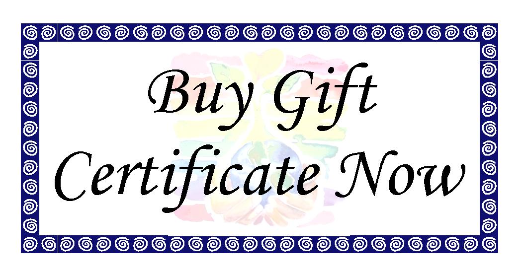 Buy Gift Certificate Now